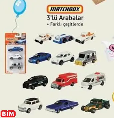 MATCHBOX 3’LÜ ARABALAR MATCHBOX 3’LÜ ARABALAR